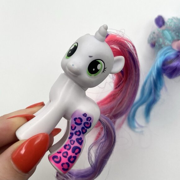 My Little Pony G3 Fairy Wing Ponies & G3.5 Leopard Unicorn Lot Of 3 Toy Figures - Picture 7 of 8